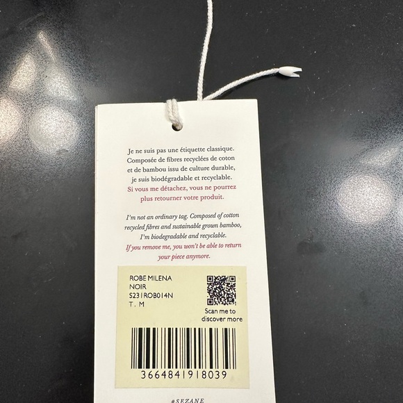 Sezane Milena Dress M - Picture 4 of 7